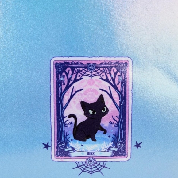 Loungefly Hocus Pocus Tarot Card Binx Iridescent Mini Backpack NWT main image 5
